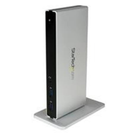 StarTech  USB3.0 Laptop Docking Station with Dual DVI Video - Black and Silver