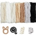 thumbnail image 6 of 1set 10pcs 10 colors Plush Sticks Chenille Stems Pipe Cleaners Craft Material Mixed color 1000x15mm 1pc/color, 6 of 9