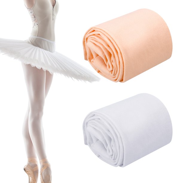 Hengguang 2 pairs Girls' Ballet Tights, Ballet Dance Tights Footed