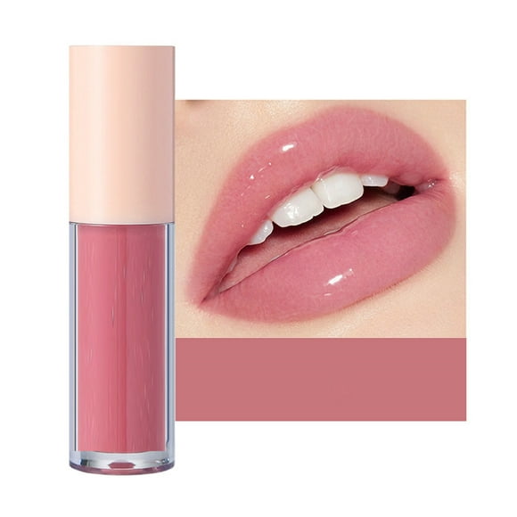 Clearance Promotion! Lip Glosses Moisturizing And Moisturizing Candy Lip Glaze Face Pearl Nude Lip Color 12 Pigment Lip Oil 3.5ml Lip Gloss E