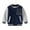 A01-Navy, variant on CAICJ98 Kids Boys Baseball Jacket Toddler Varsity Fleece Letterman Coat Vintage Bomber Casual Button Outerwear with Pockets Varsity Jacket Boys (Navy,4-5 Years)