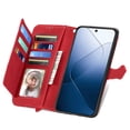 thumbnail image 6 of Wallet Multi Card Slot Flip Zipper Leather Case For Xiaomi 14 Ultra 14Pro 13Pro 13T 13TPro F5 Pro 13 Ultra Poco C55 C51 13Lite Poco X5 Pro X3 Prp X3 NFC Leather Phone case, 6 of 9