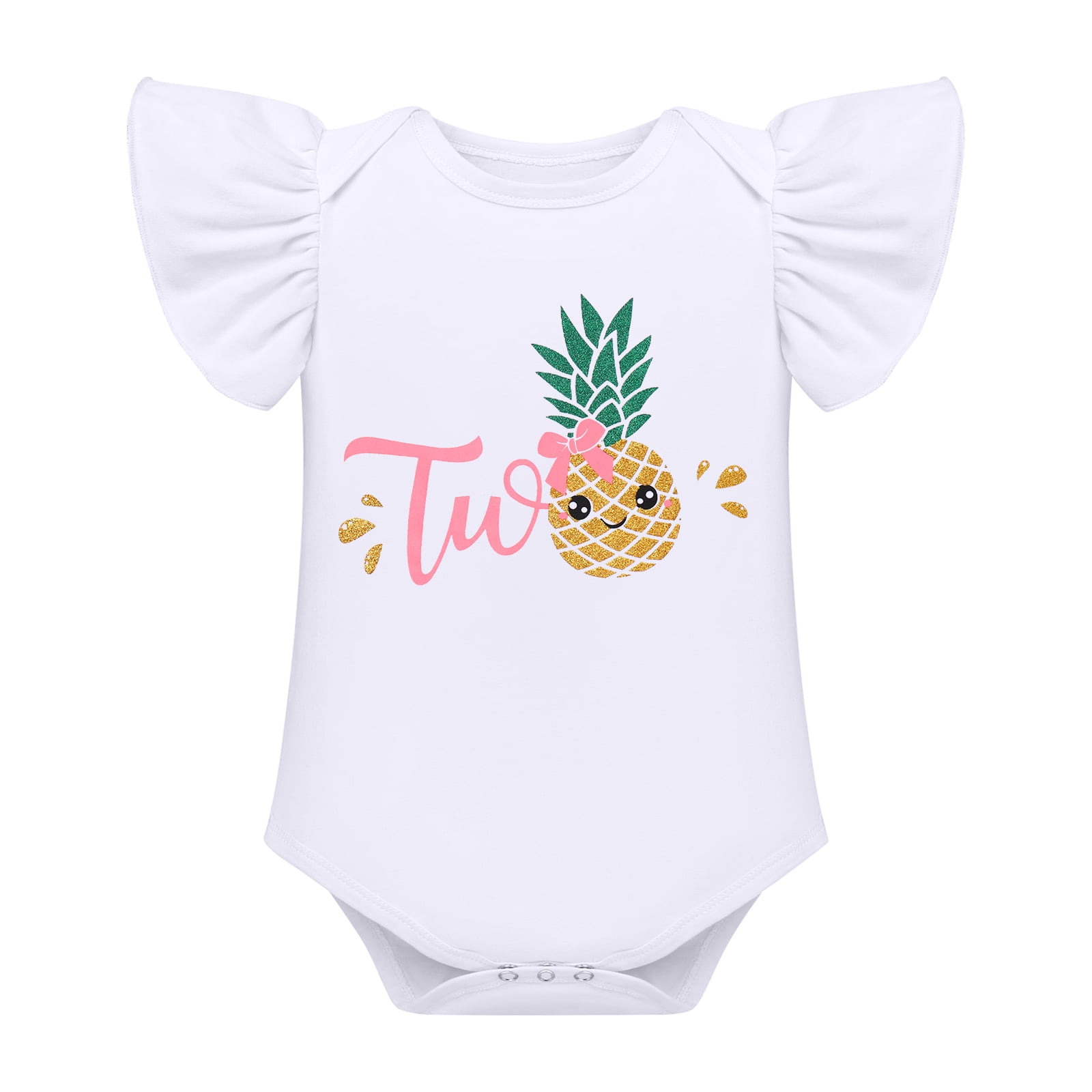 IBTOM CASTLE Baby Girls Strawberry 1st 2nd Birthday Outfit Romper Tutu Skirt Headband Leg Warmers for Cake Smash Photo Shoot