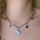 thumbnail image 2 of Collar de Hello Kitty Kawaii, pendientes de Anime, pulsera de dibujos animados, cadena de clavícula Retro, joyería, accesorios colgantes de aleación, regalo de cumpleaños, 2 of 4