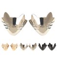 thumbnail image 2 of 1 Pair Metal Toe Caps Creative Protective Heel Decoration Shoes Supplies, 2 of 9