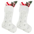 thumbnail image 4 of Christmas Stocking, Polyester Widely Uses Christmas Decoration  For Home For Restaurant For Shop Gold,Silver, 4 of 8