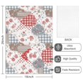 thumbnail image 2 of 2 Pcs Pioneer Flower Floral Print Pattern Kitchen Towels, Funny Microfiber Dish Towel Set, 18" X 26" Tea Towels, 2 of 6