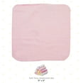 thumbnail image 3 of Spasilk 20 Terry Washcloth Wipes Set for Newborns and Infant Boys and Girls, Pink Lines, Ideal Baby Shower Gift Pack, 3 of 5
