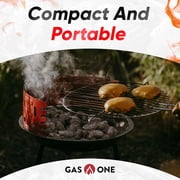 GasOne Portable Charcoal Grills - Portable Grill for BBQ - 14D x 18H