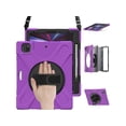 thumbnail image 1 of iPad Pro 12.9 Case 2022 2021, Shockproof Cover with Pencil Holder and Kickstand Hand/Shoulder Strap For iPad Pro 12.9 inch 2022 2021 6th 5th Generation, 1 of 1
