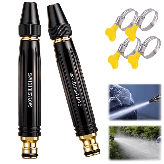 Home High-Pressure Car Wash Water Gun with Booster Nozzle,High-Pressure Home Car Wash Water Gun & Hose Set,Multi Function Lawn & Garden Watering Sprayer for Plant Watering Lawn Car