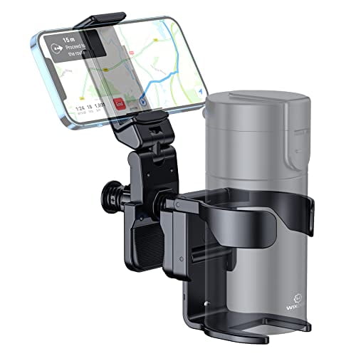 WixGear Stroller Cup Holder with Phone Stand Holder, Bike Cup Holder, 2