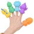thumbnail image 4 of Karlge 5pcs Animal Finger Puppet Toy Vinyl Different Color Dinosaur Finger Puppet Kit For Kids,Dinosaur Finger Puppets,Finger Puppets Set, 4 of 8