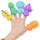 thumbnail image 3 of Marionetas De Dedo De Dinosaurio, Vinilo Suave, 5 Uds., Desarrollan Habilidades Motoras, Marionetas De Dedo De Animales Para Niños De Más De 3 Años Para Juegos De Rol ANGGREK Cartoon Animal Finger Puppets, 3 of 8