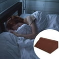 thumbnail image 3 of destyer Wedge Pillow Soft with Washable Cover for Sleeping brown leather, 3 of 8