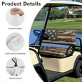 thumbnail image 7 of Aplkyhs American Flag Golf Cart Seat Covers 2-Person Seats Golf Cart Back Seat Club Car Seat Covers Easy to Install Monster Claw Print Golf Cart Accessories Suitable for All Seasons, 7 of 7