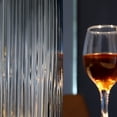 thumbnail image 3 of Florero Dinyeo, grande, cilíndrico, de cristal gris acanalado, 3 of 6