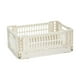 thumbnail image 4 of Cesta de almacenamiento contenedor gris nublado plegable fácil de almacenar portátil 5L caja de estante de carga para bicicleta sala de exhibición Gris 1, 4 of 9