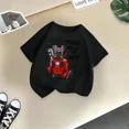 thumbnail image 4 of Ropa de verano para niños, camiseta deportiva informal de algodón puro para niños y niñas, camiseta de algodón cómoda, camiseta de moda, 4 of 5