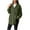 B-Green, variant on Wyobmus Womens Button Down Shirts Ribben Frayed Cardigan Long Sleeve Oversized Turndown Collar Jacket Shacket B-Gray