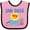 Pink and Black, variant on Inktastic San Diego Vacation Cute Beach Boys or Girls Baby Bib