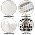 thumbnail image 3 of Cheeky Cheetah Chuckles Halloween Holidays Funny For Men Women Canvas Bag 1Pc, 3 of 5
