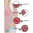 thumbnail image 2 of XCHQRTI Womens Love Heart T-Shirts Valentine's Day Graphic Tees Short Sleeve Plus Size Tops, 2 of 9