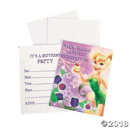 - Disney Fairies Tinker Bell Sweet Treats Invitations
