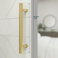 thumbnail image 4 of National Hardware 275504 12 in. Madison Bar Pull, Brushed Gold, 4 of 6