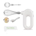 thumbnail image 1 of Cordless Hand Mixer, Handheld Egg Beater Electric Handheld 4 Speed Adjustable Mini Hand Mixer Electric Mixer, USB, 1500mAh(White), 1 of 5
