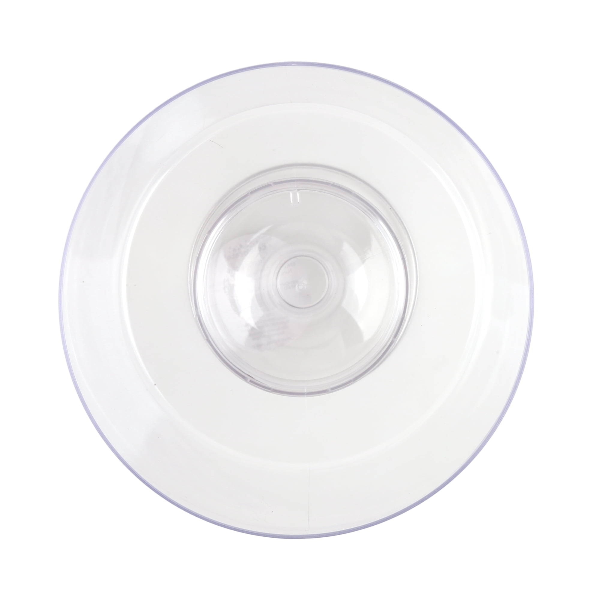 Way to Celebrate Clear Truffle Bowl-Elegant 7-inch Wide Dessert and Candy Serving Bowl, Plastic