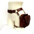 thumbnail image 5 of Medieval Waist Belt Drop Leg Bag Thigh Pouch Steampunk Waist Pack Bag, 5 of 12
