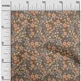 thumbnail image 2 of oneOone Viscose Jersey Brown2 Fabric Floral Sewing Fabric By The Yard Printed Diy Clothing Sewing Supplies 60 Inch Wide, 2 of 5