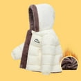 thumbnail image 7 of Jinhomg Toddler Boys Girls Puffer Coat Fleece Lined Hooded Jacket Winter Coats with Faux Fur Hood Heavyweight Waterproof Quilted Coats, 7 of 7