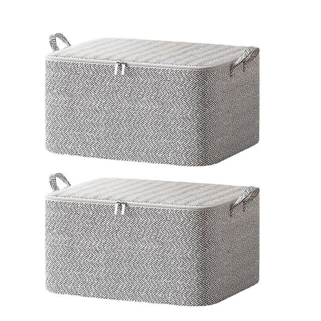 Mistaha Large Capacity Zipper Storage Bags Set - 30L【35*25*20cm】x2