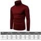 thumbnail image 5 of Minnieouse Camisa térmica de algodón de cuello alto para hombre, jersey de manga larga de Color sólido, ropa interior para dormir en casa y en la escuela Ropa interior Azul oscuro METRO Minnieouse AP013664-14, 5 of 6