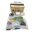 thumbnail image 3 of 3D Beaded Animal Kit, 4 Piece DIY Tiny Animals Beading Kit for Adults Bead Craft with Instructions, 3 of 5