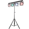 thumbnail image 3 of CHAUVET DJ 4BAR USB DMX LED Wash Light System w/Tripod, Travel Bags & Footswitch, 3 of 11