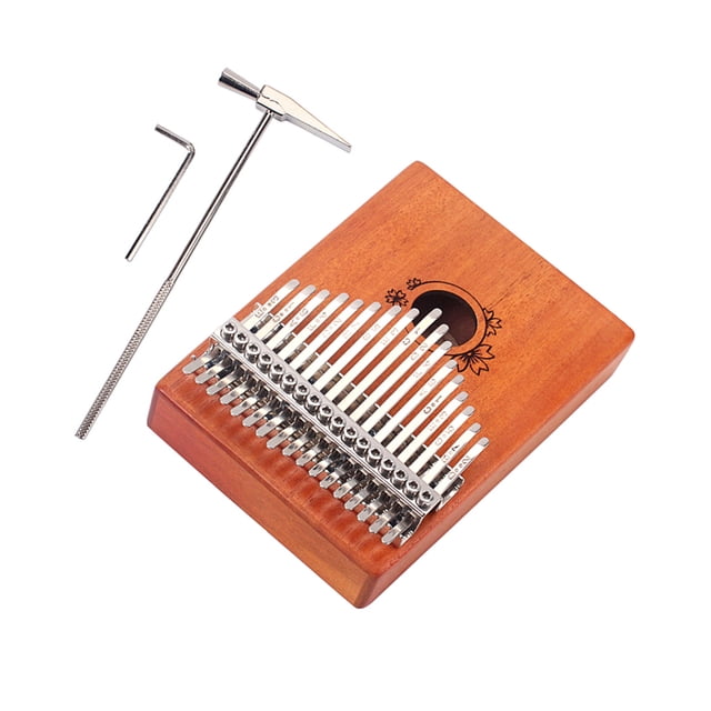 Soidarity Kalimba de 17 teclas para adultos y niños, juego de música para aprender a practicar, juego de Kalimbas de de 17 teclas, instrumento de Accesorios para instrumentos musicales Soidarity OD027773-00