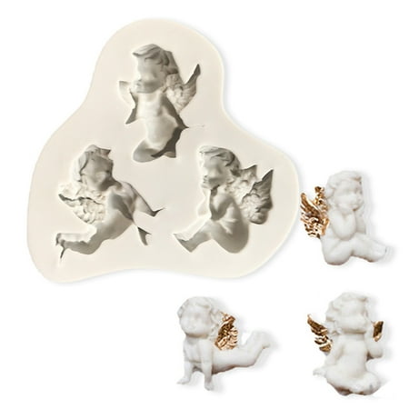 

Sorrowso Chocolate Molds Angel Shaped Fondant Mould Non-stick Candy Moulds Baking Gadgets