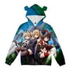 Genshin Impact Hoodie Genshin Impact Costume Pullover Couple Autumn Hoodie Baseball Uniform Hoodie Long Sleeve Pullover