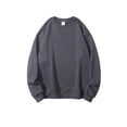 thumbnail image 6 of Men's 380g Oversize Cotton Solid Color Sweatshirt - 14 Colors, 6 of 17
