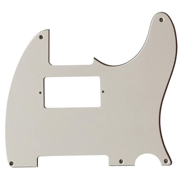 Electric Guitar Pickguard for Fender Telecaster 5 Hole PAF Style (3 Ply White)