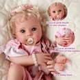 thumbnail image 2 of Muñecas Reborn realistas Muñecas recién nacidas de 43 cm Muñecas de tela de cuerpo completo Muñecas realistas con caja de regalo para niños a partir de 3 años, 2 of 7