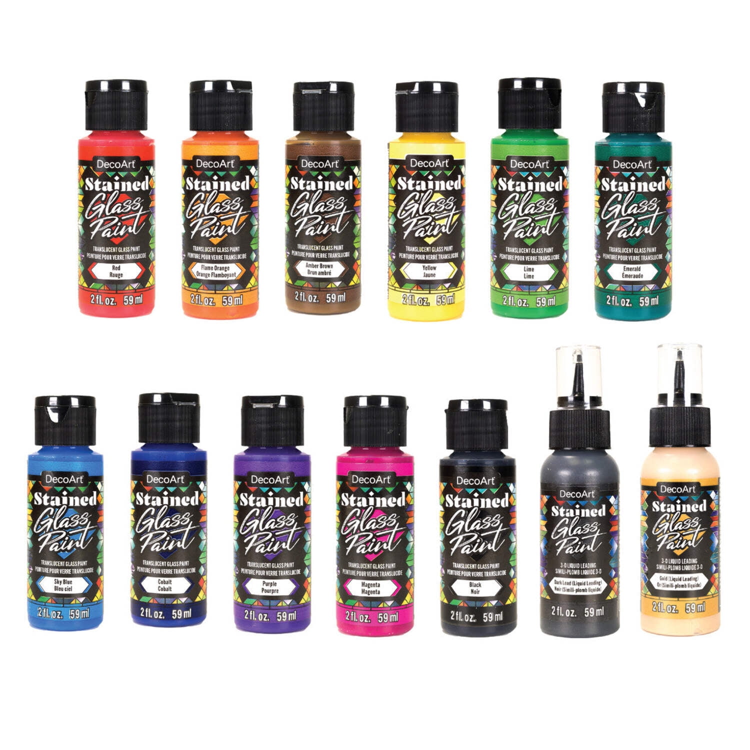 Stained Glass Paint Complete Set