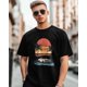 thumbnail image 1 of Camisetas para hombre, camisetas de manga corta con paisaje de coche y atardecer, camisetas de cuello redondo para hombre, 1 of 8