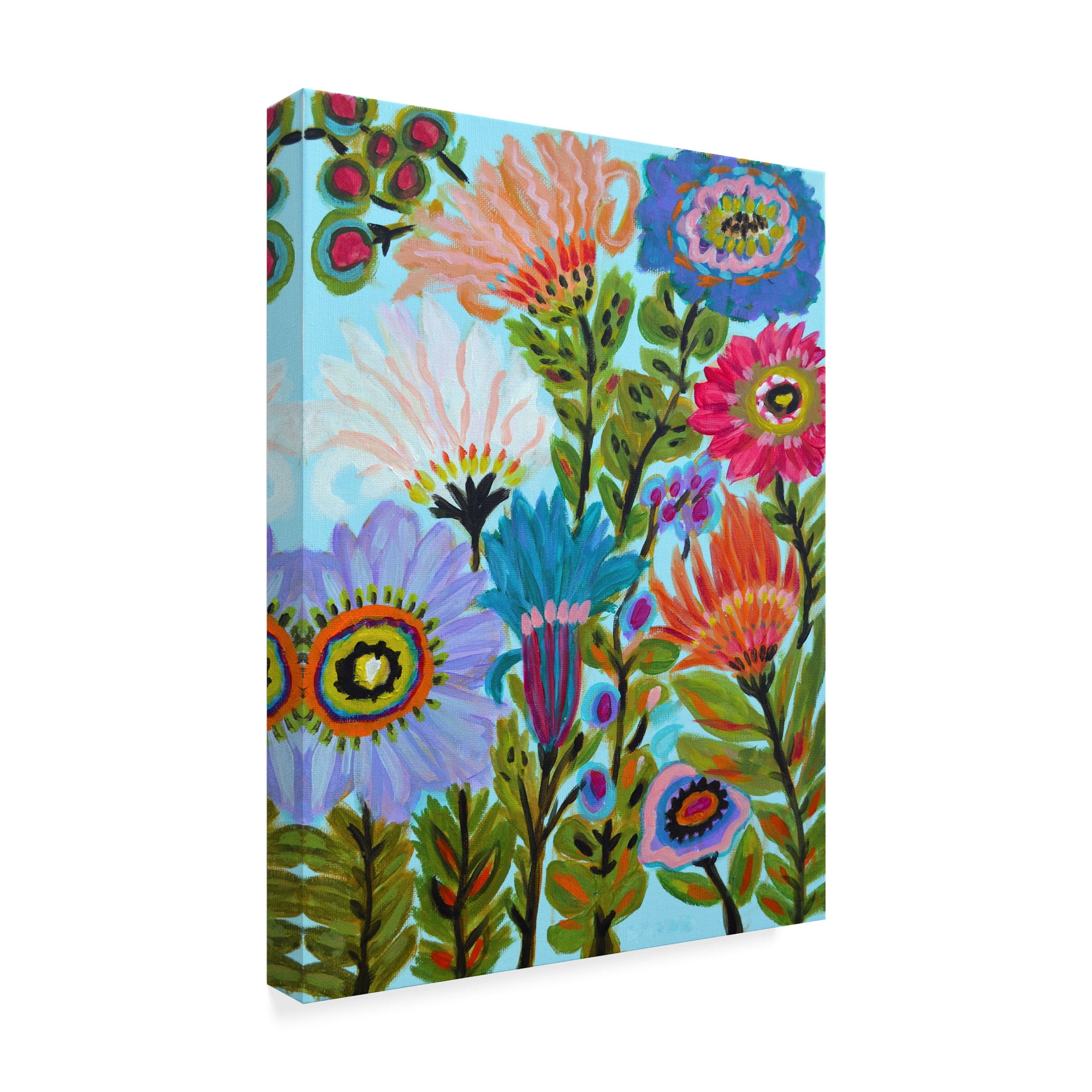 Trademark Fine Art 'Secret Garden Floral IV' Canvas Art by Karen Fields