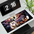 thumbnail image 3 of Spooky Halloween Night Witch Ragdoll Glowing Pumpkins Desk Mat Full Keyboard Mouse Pad Cat Lover Kitten Owner Gifts Idea Large Mousepad - 12015, 3 of 5
