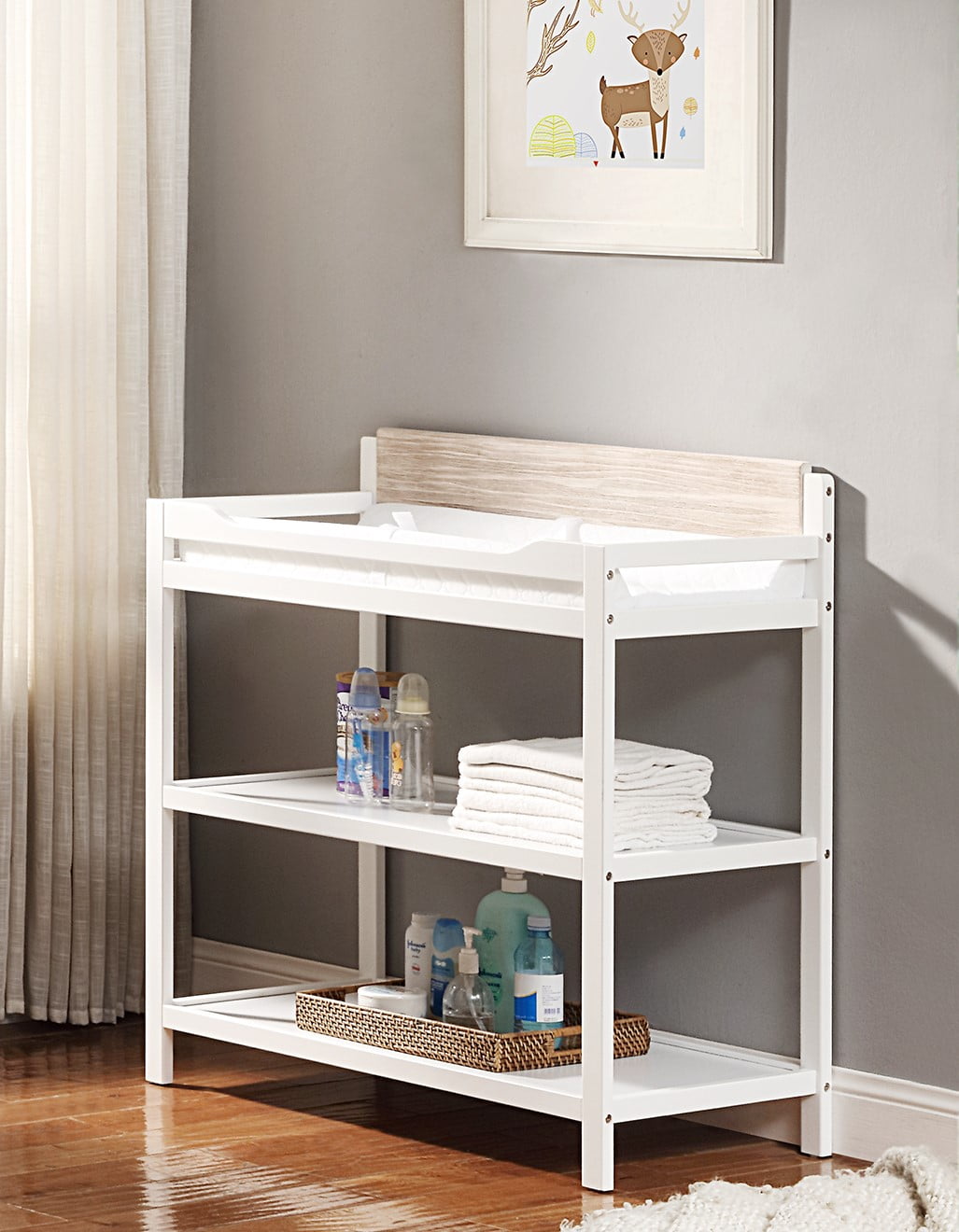 Suite Bebe Hayes Changing Table, White/Natural