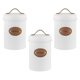 thumbnail image 1 of Food Storage Jars Metal Spice Storage Tin White, 1 of 5